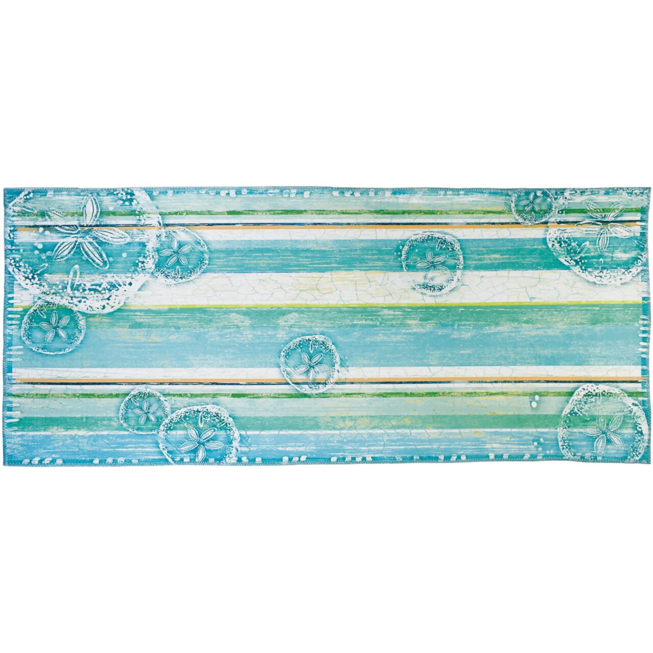 Homefires Home Decorative Indoor Accent Rug Ocean Floor - 21" X 54"